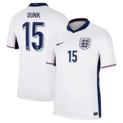 Camiseta Fútbol Inglaterra Dunk #15 Eurocopa 2024 Primera Hombre Equipación