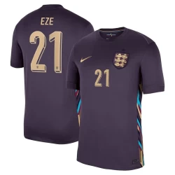 Camiseta Fútbol Inglaterra Eze #21 Eurocopa 2024 Segunda Hombre Equipación