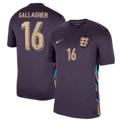 Camiseta Fútbol Inglaterra Gallagher #16 Eurocopa 2024 Segunda Hombre Equipación