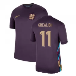 Camiseta Fútbol Inglaterra Jack Grealish #11 Eurocopa 2024 Segunda Hombre Equipación