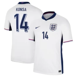 Camiseta Fútbol Inglaterra Konsa #14 Eurocopa 2024 Primera Hombre Equipación