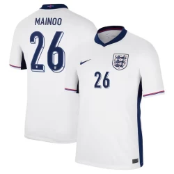 Camiseta Fútbol Inglaterra Mainoo #26 Eurocopa 2024 Primera Hombre Equipación