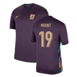 Camiseta Fútbol Inglaterra Mason Mount #19 Eurocopa 2024 Segunda Hombre Equipación