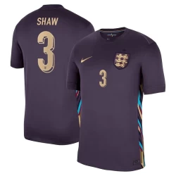 Camiseta Fútbol Inglaterra Shaw #3 Eurocopa 2024 Segunda Hombre Equipación