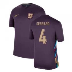 Camiseta Fútbol Inglaterra Steven Gerrard #4 Eurocopa 2024 Segunda Hombre Equipación
