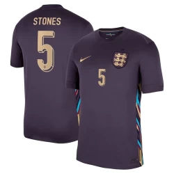 Camiseta Fútbol Inglaterra Stones #5 Eurocopa 2024 Segunda Hombre Equipación