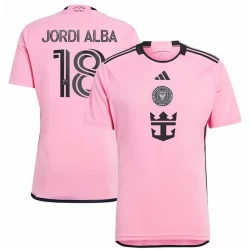 Camiseta Fútbol Inter Miami CF Jordi Alba #18 2024-25 Primera Equipación Hombre