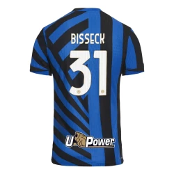 Camiseta Fútbol Inter Milan Bisseck #31 2024-25 Primera Equipación Hombre