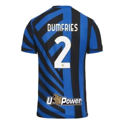 Camiseta Fútbol Inter Milan Dumfries #2 2024-25 Primera Equipación Hombre