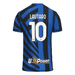 Camiseta Fútbol Inter Milan Lautaro Martínez #10 2024-25 Primera Equipación Hombre