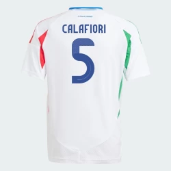 Camiseta Fútbol Italia Calafiori #5 Eurocopa 2024 Segunda Hombre Equipación