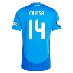 Camiseta Fútbol Italia Federico Chiesa #14 Eurocopa 2024 Primera Hombre Equipación