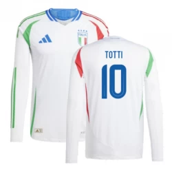 Camiseta Fútbol Italia Francesco Totti #10 Eurocopa 2024 Segunda Hombre Equipación Manga Larga
