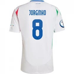 Camiseta Fútbol Italia Jorginho #8 Eurocopa 2024 Segunda Hombre Equipación