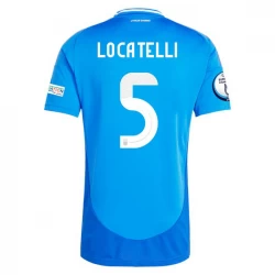 Camiseta Fútbol Italia Locatelli #5 Eurocopa 2024 Primera Hombre Equipación
