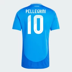 Camiseta Fútbol Italia Pellegrini #10 Eurocopa 2024 Primera Hombre Equipación