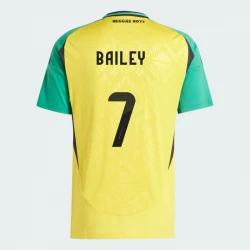 Camiseta Fútbol Jamaica Bailey #7 Copa America 2024 Primera Hombre Equipación