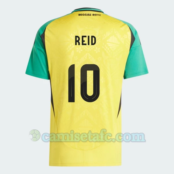 Camiseta Fútbol Jamaica Cordova-Reid #10 Copa America 2024 Primera Hombre Equipación