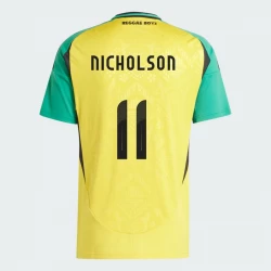 Camiseta Fútbol Jamaica Nicholson #11 Copa America 2024 Primera Hombre Equipación
