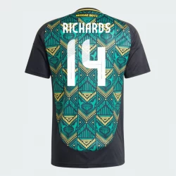 Camiseta Fútbol Jamaica Richards #14 Copa America 2024 Segunda Hombre Equipación
