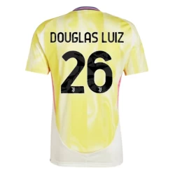 Camiseta Fútbol Juventus FC 2024-25 Douglas Luiz #26 Segunda Equipación Hombre