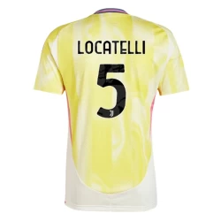 Camiseta Fútbol Juventus FC 2024-25 Locatelli #5 Segunda Equipación Hombre