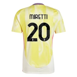 Camiseta Fútbol Juventus FC 2024-25 Miretti #20 Segunda Equipación Hombre