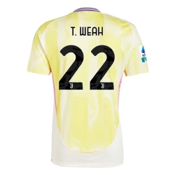 Camiseta Fútbol Juventus FC 2024-25 T.Weah #22 Segunda Equipación Hombre