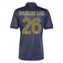 Camiseta Fútbol Juventus FC Douglas Luiz #26 2024-25 Tercera Equipación Hombre