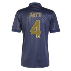 Camiseta Fútbol Juventus FC Gatti #4 2024-25 Tercera Equipación Hombre