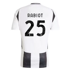 Camiseta Fútbol Juventus FC Rabiot #25 2024-25 Primera Equipación Hombre