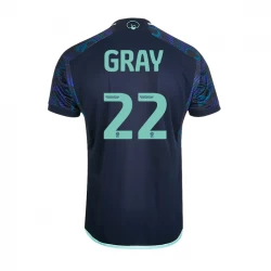 Camiseta Fútbol Leeds United 2023-24 Gray #22 Segunda Equipación Hombre