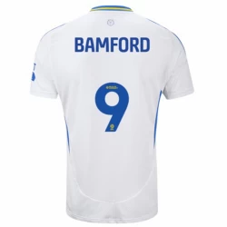 Camiseta Fútbol Leeds United Bamford #9 2024-25 Primera Equipación Hombre