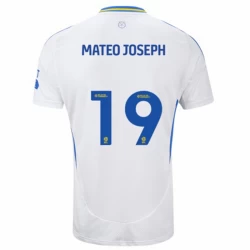 Camiseta Fútbol Leeds United Mateo Joseph #19 2024-25 Primera Equipación Hombre