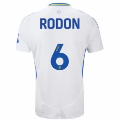 Camiseta Fútbol Leeds United Rodon #6 2024-25 Primera Equipación Hombre