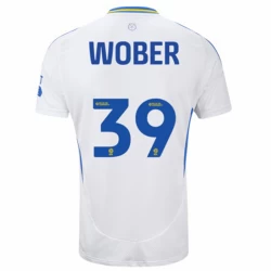 Camiseta Fútbol Leeds United Wober #39 2024-25 Primera Equipación Hombre