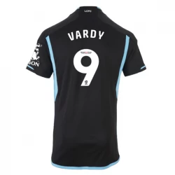 Camiseta Fútbol Leicester City 2023-24 Jamie Vardy #9 Segunda Equipación Hombre