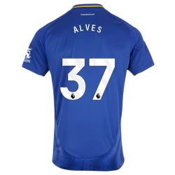 Camiseta Fútbol Leicester City Alves #37 2024-25 Primera Equipación Hombre