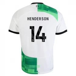 Camiseta Fútbol Liverpool FC 2023-24 Henderson #14 Segunda Equipación Hombre