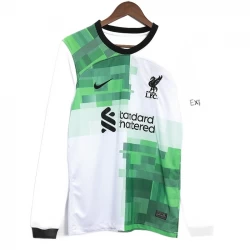 Camiseta Fútbol Liverpool FC 2023-24 Segunda Equipación Hombre Manga Larga