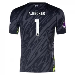 Camiseta Fútbol Liverpool FC Alisson Becker #1 2024-25 Portero Primera Equipación Hombre
