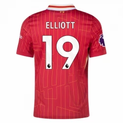 Camiseta Fútbol Liverpool FC Elliott #19 2024-25 Primera Equipación Hombre