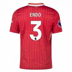 Camiseta Fútbol Liverpool FC Endo #3 2024-25 Primera Equipación Hombre