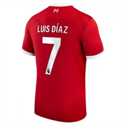 Camiseta Fútbol Liverpool FC Luis Diaz #7 2023-24 Primera Equipación Hombre