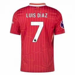 Camiseta Fútbol Liverpool FC Luis Diaz #7 2024-25 Primera Equipación Hombre