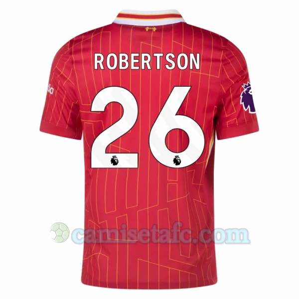 Camiseta Fútbol Liverpool FC Robertson #26 2024-25 Primera Equipación Hombre