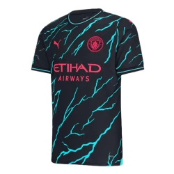 Camiseta Fútbol Manchester City 2023-24 Tercera Equipación Hombre