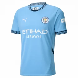 Camiseta Fútbol Manchester City 2024-25 Primera Equipación Hombre