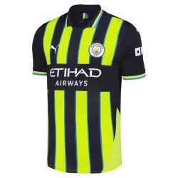 Camiseta Fútbol Manchester City 2024-25 Segunda Equipación Hombre