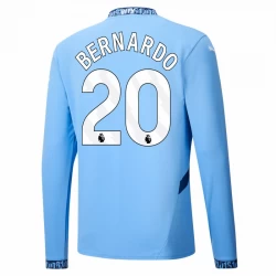 Camiseta Fútbol Manchester City Bernardo Silva #20 2024-25 Primera Equipación Hombre Manga Larga